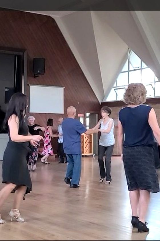 Dancing at Auckland Dance Club
