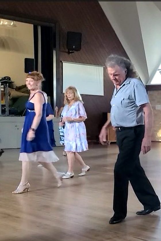 Social dancing at St Aidan's Church Hall